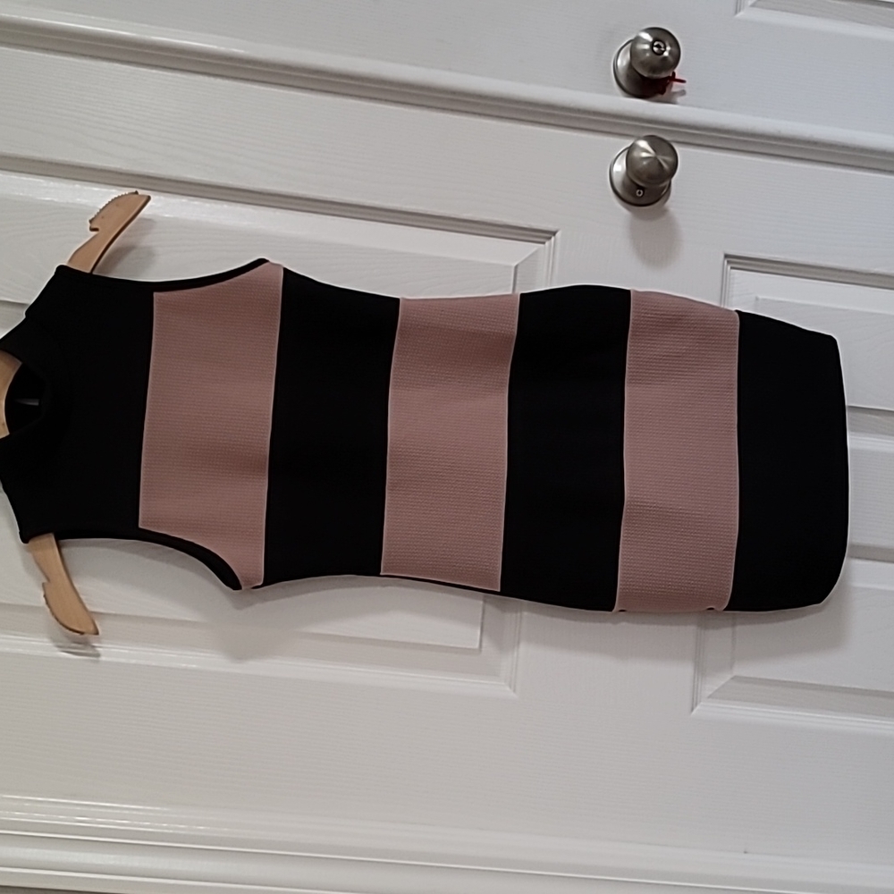 Windsor bodycon mini stipe dress size small